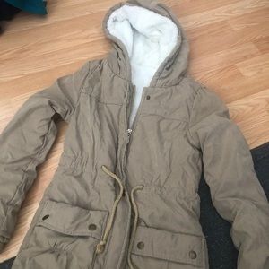 Fur faux Brown Parka